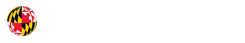 UMD UMD David C. Driskell Center for the Visual Arts and Culture of African Americans and the African Diaspora Logo White